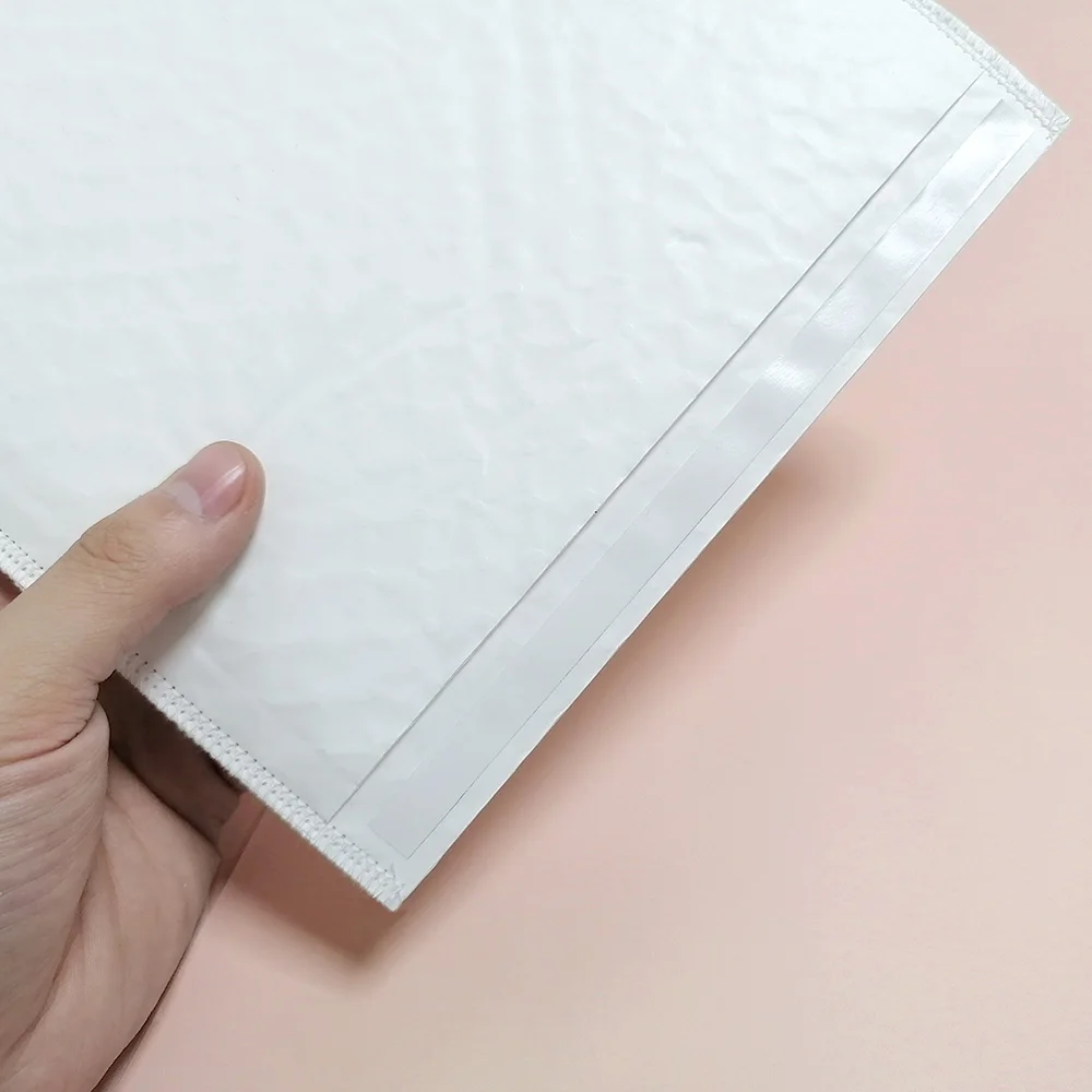 sealable adhesive paper envelop packaging t-shirt white printing a6 envelopes a4 shipping large pouch paper envelope