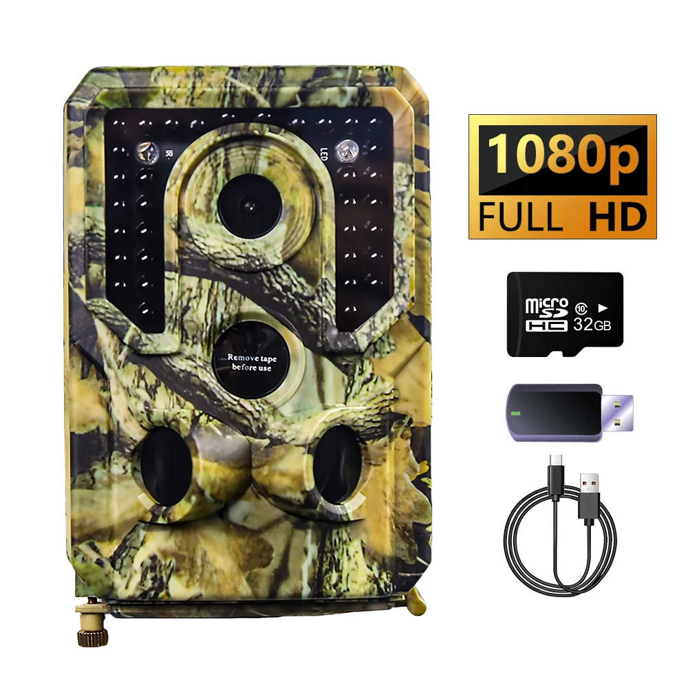 HunterCam PR400 Wholesale trail cameras manufacturer factory night infrared camera hunting wildlife wild animal basic camera