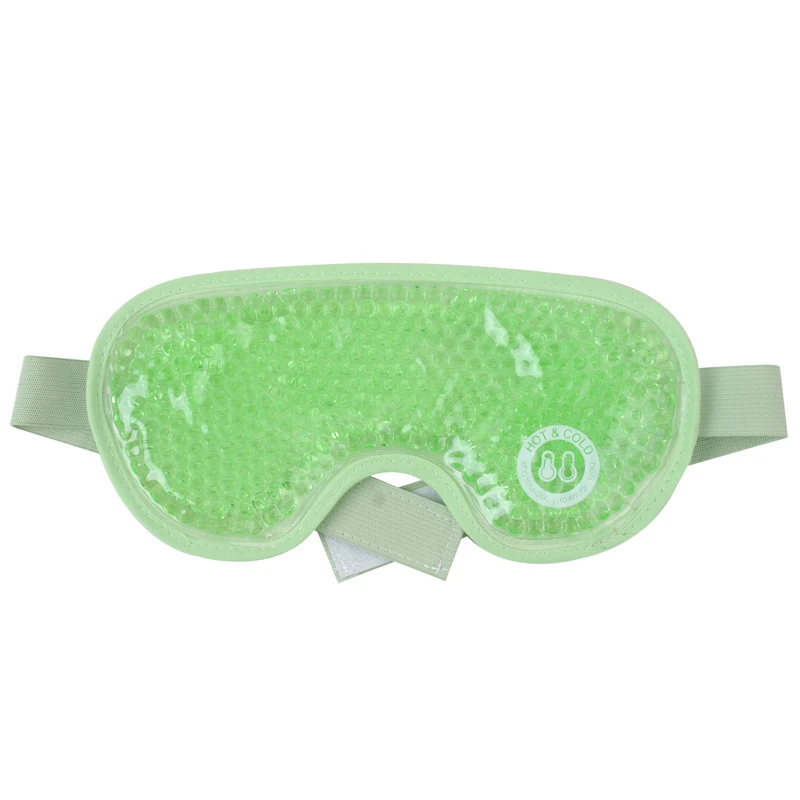 PACKCARE Custom Logo Soothing Gel Beads Eye Care Pink Different Color Color Hot Cold Therapy Gel Eye Mask For Home