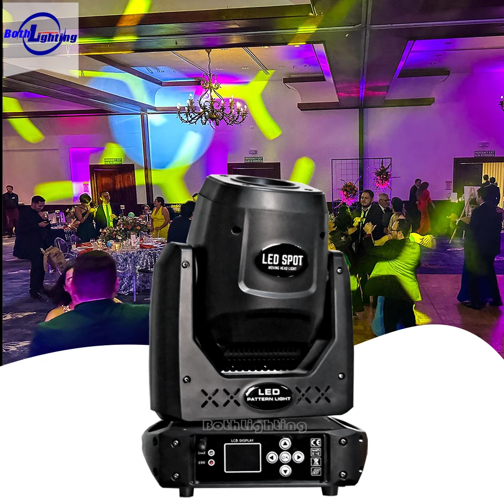 Both Lighting 100w mini LED Moving Head lights Spot for stage Party disco dj Gobo projector spot led moving head light sharpy