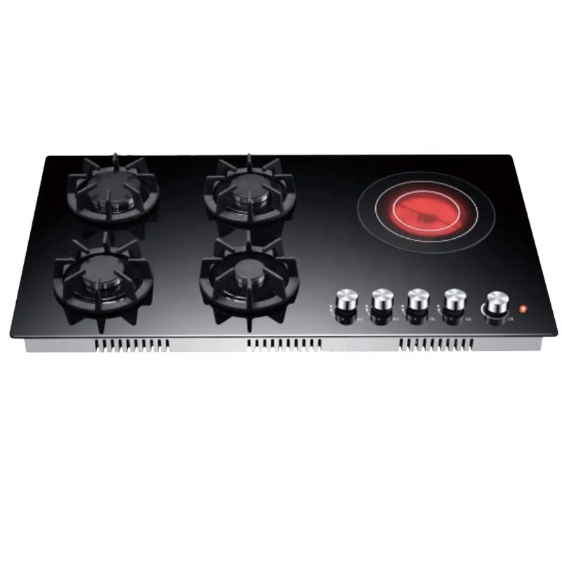 built-in gas stove  with ceramic hob 3.0kw  big fire  gas burner with flame-out  protection device