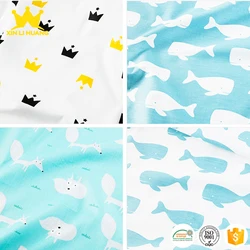 Лидер продаж 2021, 40*40 133*72, 100% хлопок, поплин, ткань с мультяшным принтом для детской одежды