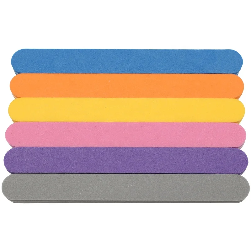 2 Way 100/180 Straight Nail Sponge File Sanding Buffer