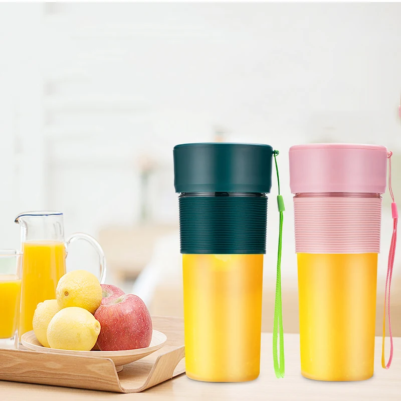 USB Portable Electric Blender Juicer Mini Smoothie Disposable Plastic Juice Cups Home Appliance