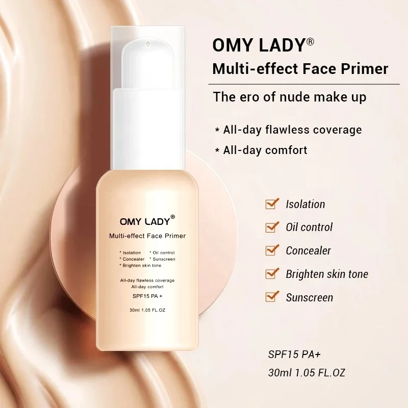 Good quality OMY lady Long Lasting Skincare Foundation makeup base primer Hydrating