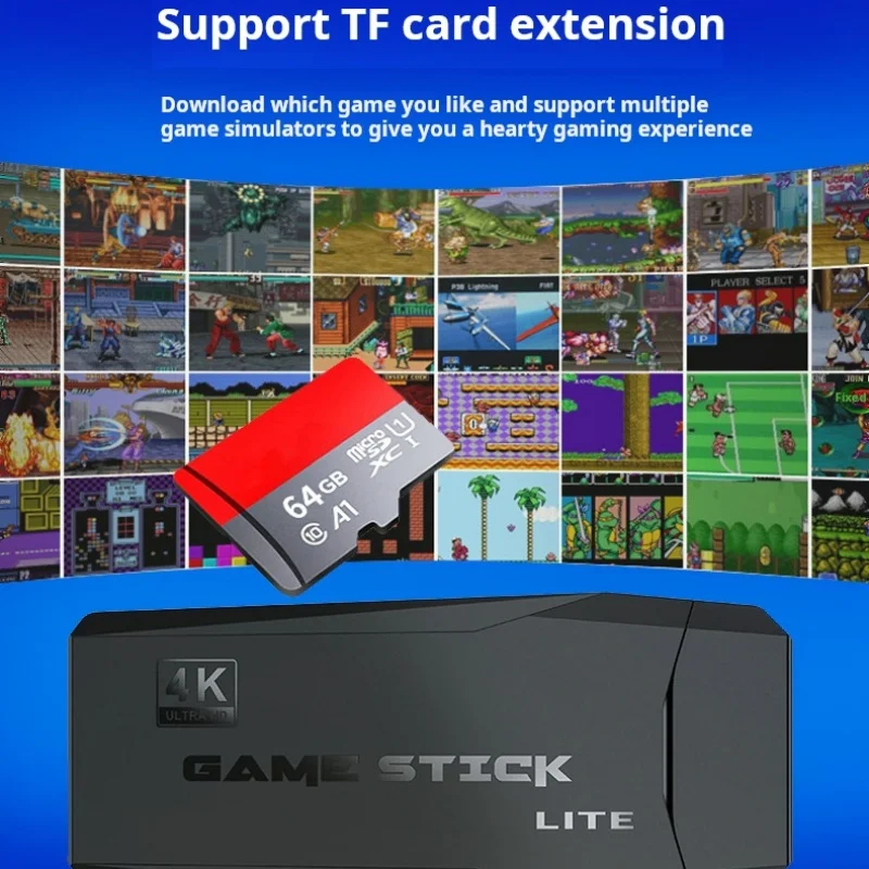 32G домашний Телевизионный игровой автомат 2 4G беспроводной двойной ручкой HD PS Arcade Double Play m8 игровая консоль Беспроводная видеоигровая приставка