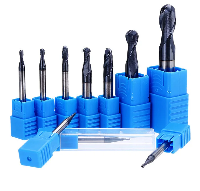 
HRC45*6mm Cylinder Ball End Cutter/Ball Head End Mill, Ssolid Carbide Bball Nose End Mill, Carbide End Milling Cutter. 