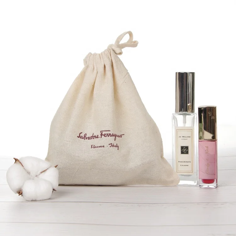 Chuanghua Custom Logo Printed Envelope Muslin Calico Pillow Wallet Pouch Bag Natural Ribbon Canvas Envelope Dust Bag