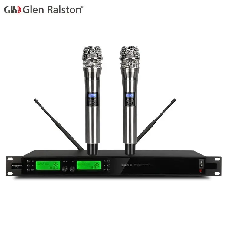 Glen Ralston портативный истинное разнообразие UHF профессиональный беспроводной микрофон