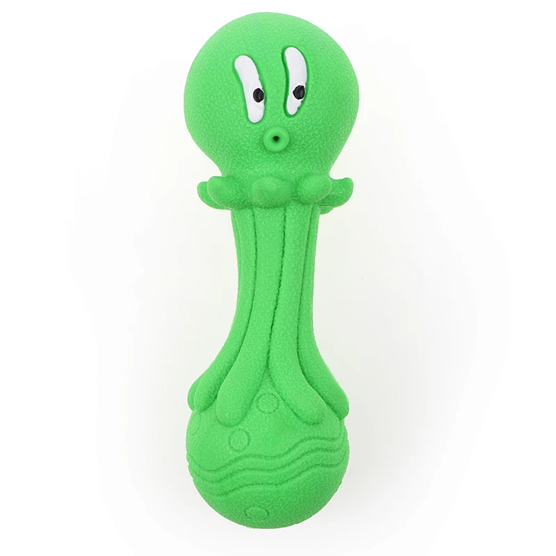 
eight-gourd fish bone puppy chew toy Custom Rubber Dog Toys 