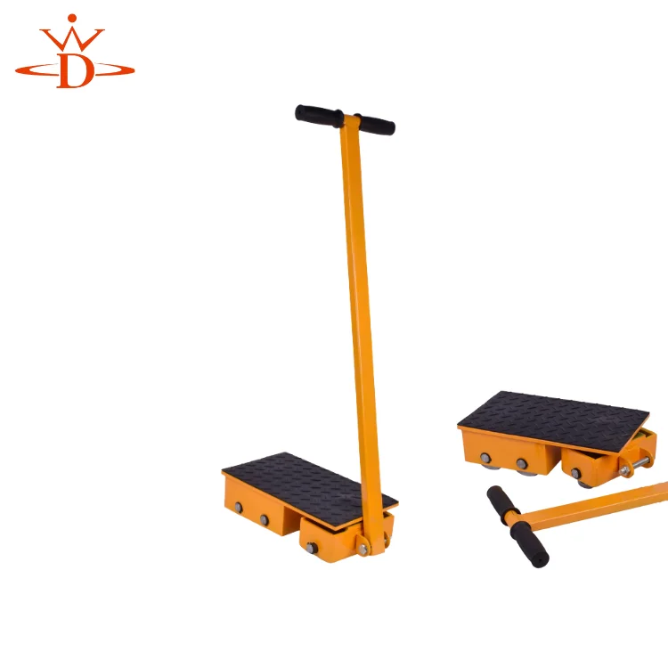 CRA Carrying Roller Transporting Heavy Duty 6T/8T/12T Cargo Trolley Skates For Machine Moving