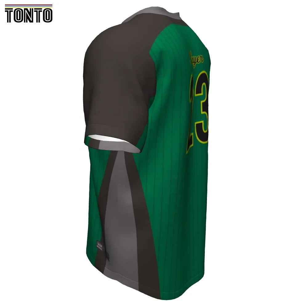 v neck slim fit fashion baseball jersey