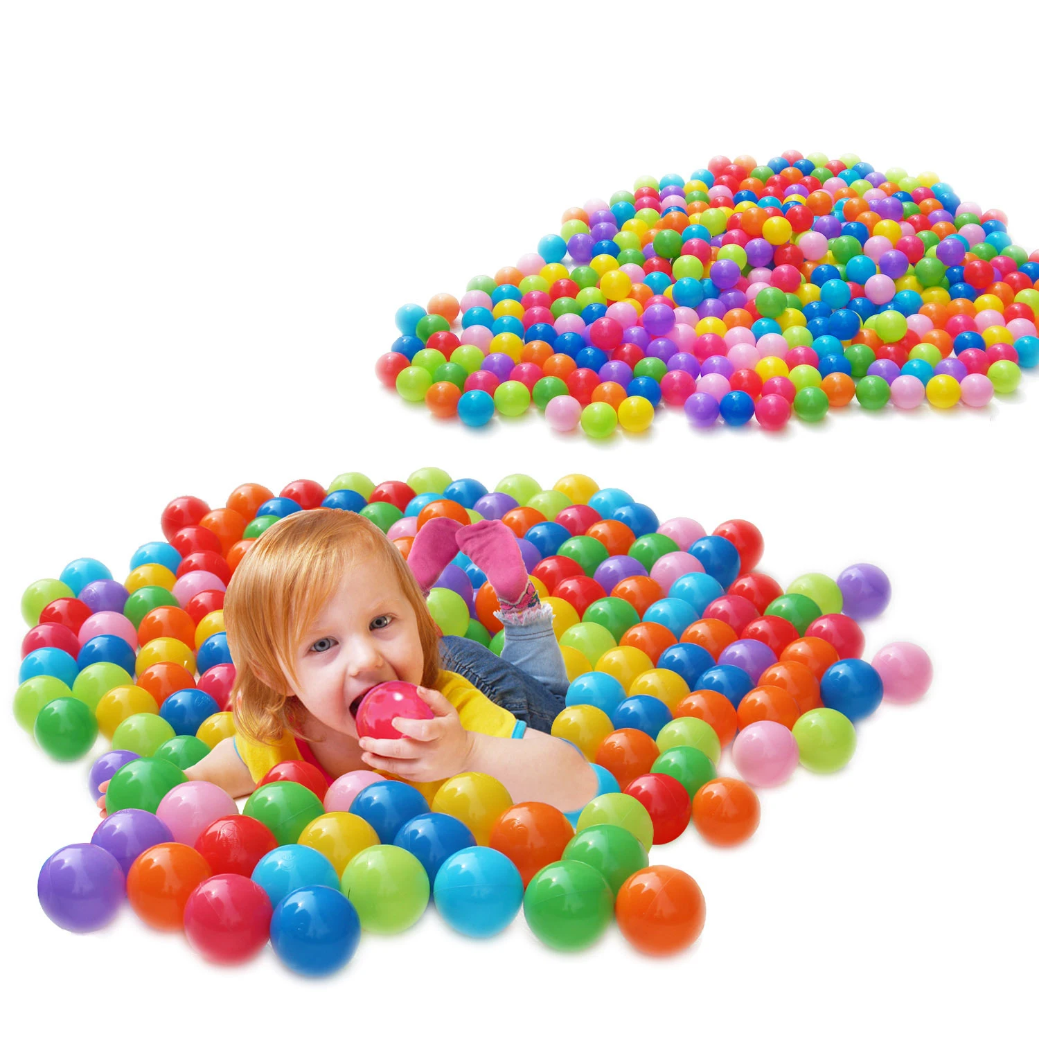 
Thickened 5.5cm Ocean Ball Bobble Ball Macaron Color Baby Toy Ball 