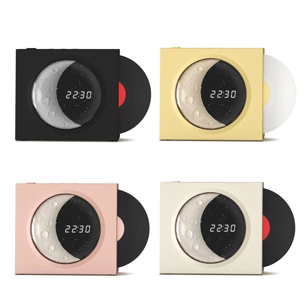 Vintage Vinyl Record Player Style Wireless Speaker Phonograph Style with Cute Retro Look Great Gift for Home Table Decor