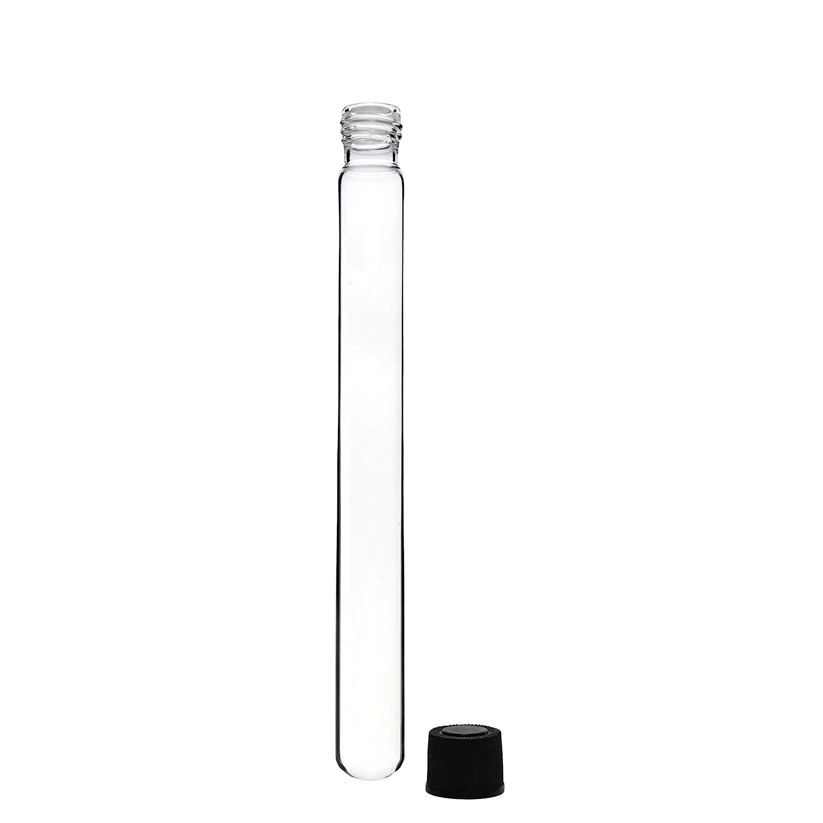 Clear Color Borosilicate Class A 100ml  Glass Test Tube Glass Test Tubes With Cork Stoppers