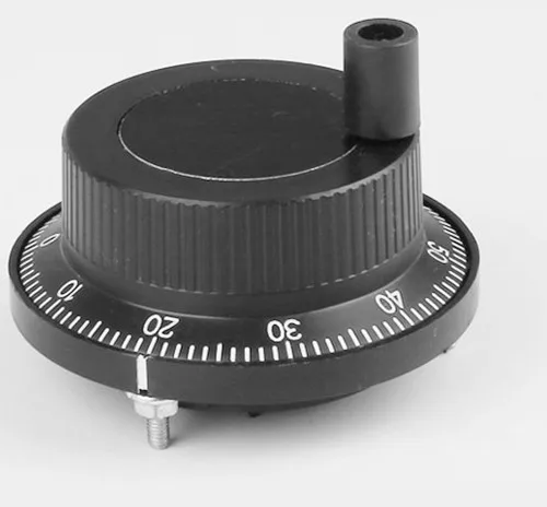 Plastic 60mm dia. small DC5V 100 ppr cnc encoder hand wheel