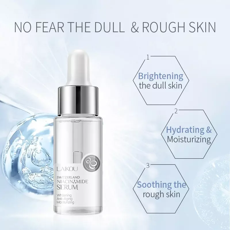 17ML Clear Facial Hydrating Moisturizing Niacinamide Whitening Serum Brightening Skin For All Skin Types