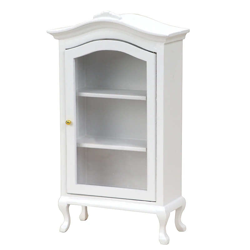 1:12 Dollhouse Model Miniature Collection Cabinet Mini Furniture Cabinet Simulation Furniture Display Cabinet