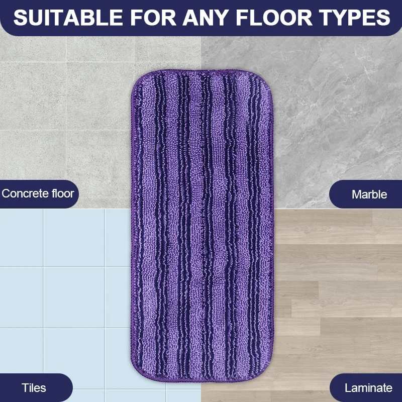 Fit for Swiffer High Quality Wet/Dry Floor Cleaning Refill Mop Washable Dual-action Mop Pad