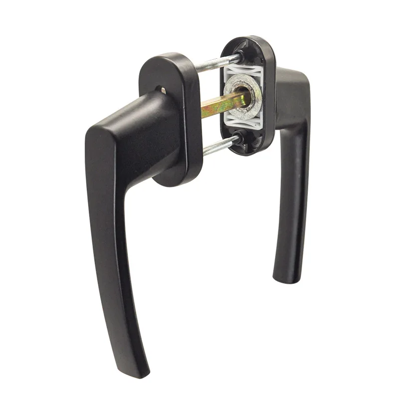 Plastic Steel Door With Lock With Safety Flat Open Door And Window Hardware Fittings Through The Handle