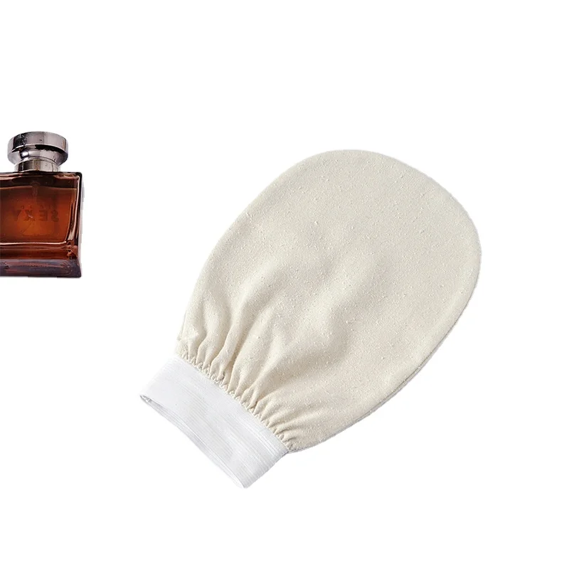 100% Pure Silk Deep Exfoliating Silk Bath Mitt for Dead Skin Removal Body Scrub Exfoliator Shower Glove