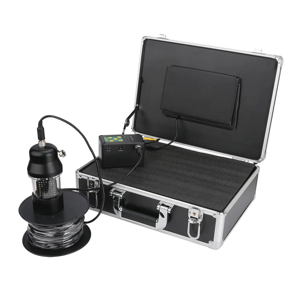 Hot selling good quality underwater rotating fishing camera 20m 50m 100m 7 Inch Fishing Video Camera Fish Finder Waterproof