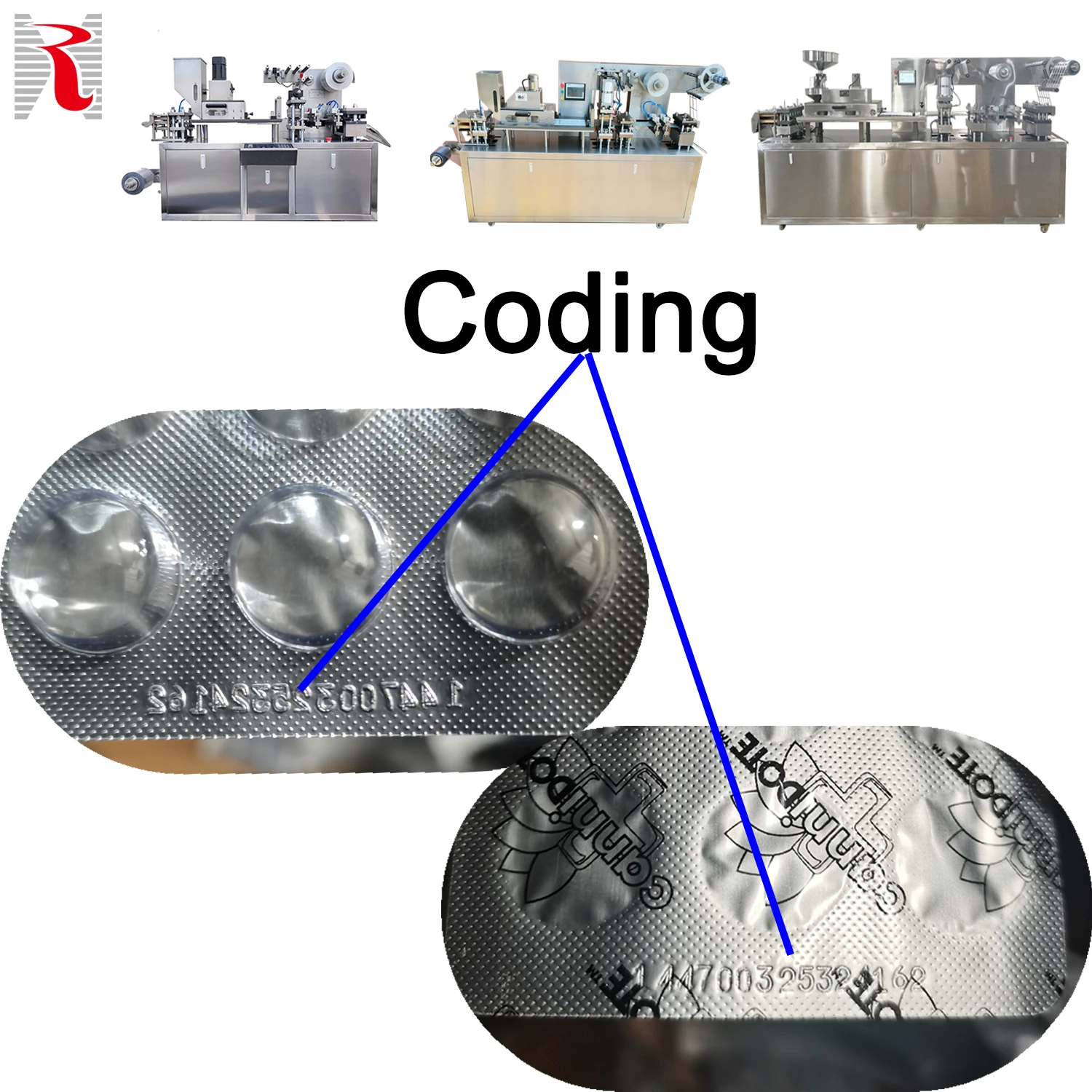 High Speed Fully Automatic DPP-250 Big Model Blister Packing Machine Tablet