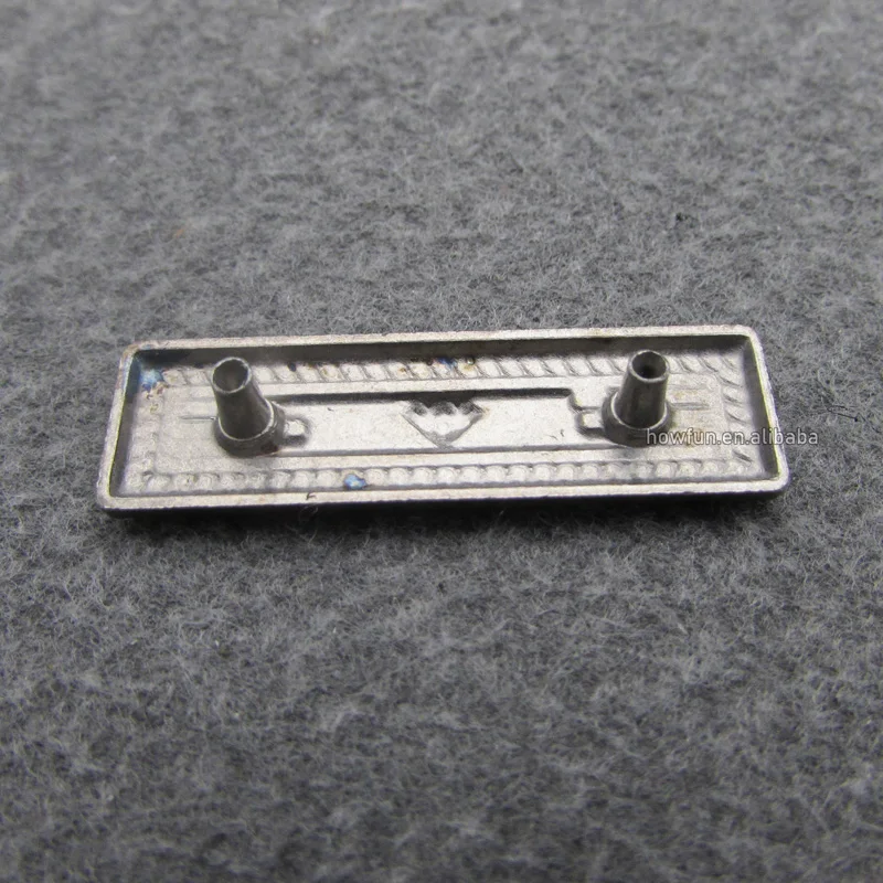 Custom hanging plating metal label