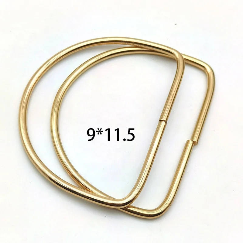 Bag Hardware Metal Zinc Alloy Handbag Handle Metal Ring Hand Bag Handle Accessories Custom Gold Metal Handle For Handbags