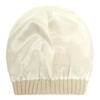 Custom winter stretchy satin lined skull knit hats winter warm beanie hat for men and women