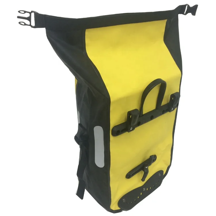 waterproof back wheel cycling pannier set 25 Litres bicycle pannier bag saddle bag