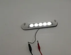 12V LED RV Awning Porch Light IP67 Waterproof 6000K 1.6W 6LED Light Bar for Caravan Boat Exterior Camping Lamp