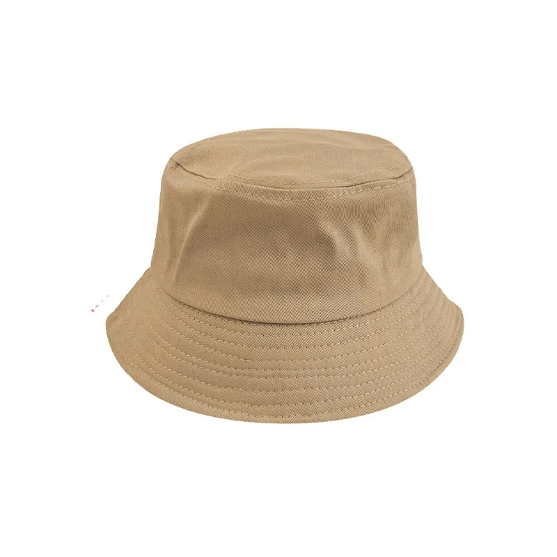 OEM/ODM Summer Kids Bucket Hat Solid Color Boys Girls Sun Visor Outdoor Fashion Beach Children Fisherman Toddler Panama Hats