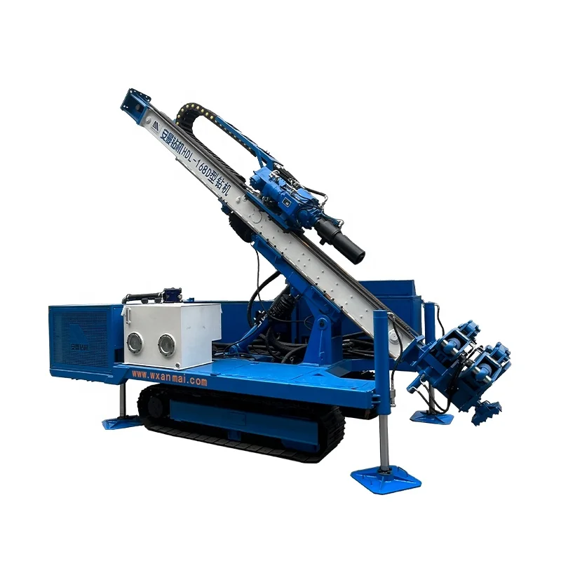 HDL-168D Manufacturer in china Import Hydraulic valve wall protection of foundation pit good value for money drill rig machine