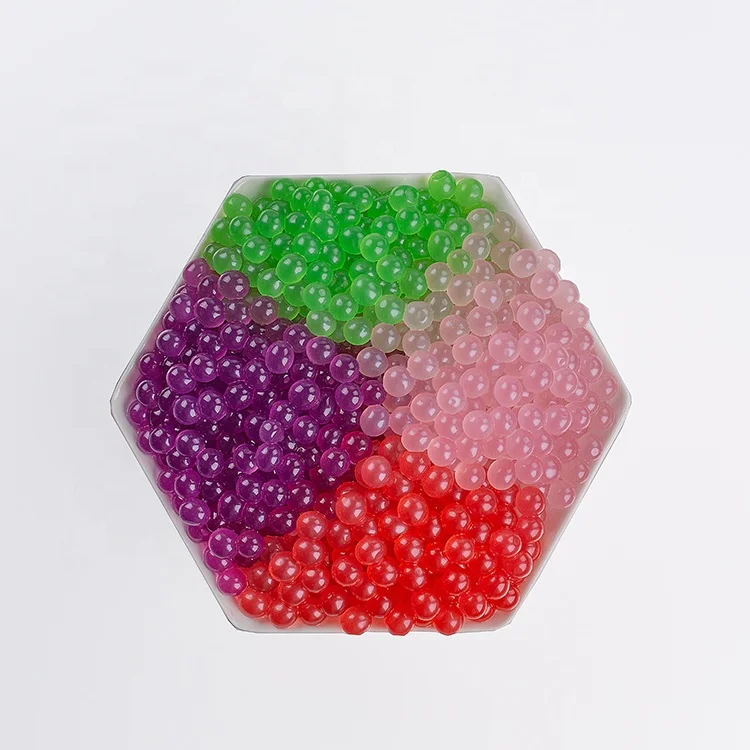 Crystals Naturally Made Hami Melon Flavored Popping Boba Konjac Jelly for instant bubble tea