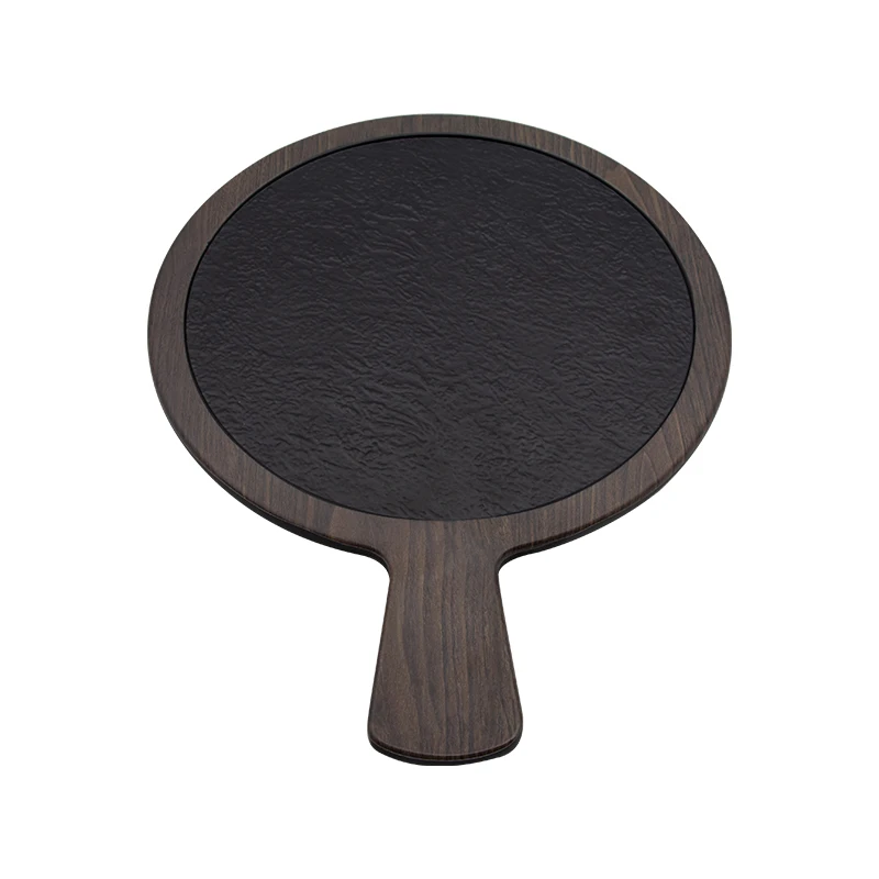 Hot Selling Plate China Manufacturer Melamine Rectangle Black Plate Melamine Sushi