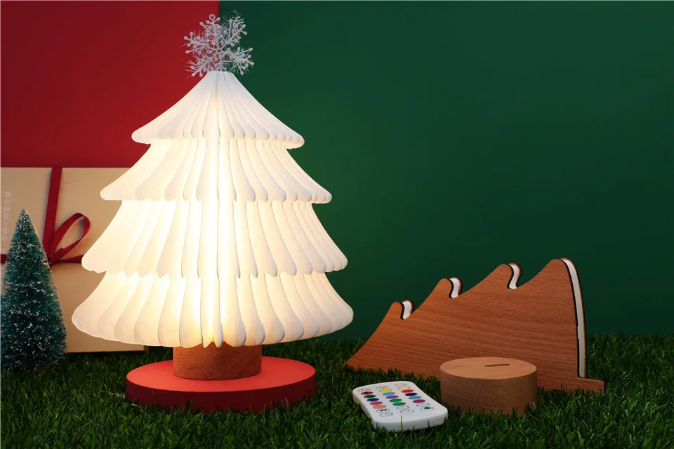 3d acrylic table desk base led christmas  lamp kid decorations with 2021 crismas lights