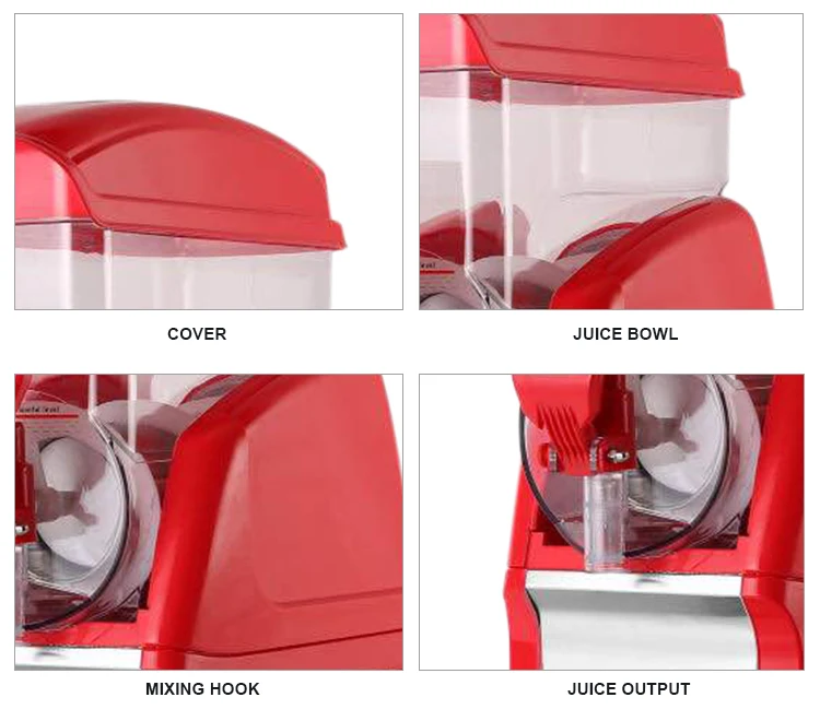 Commercial Slush Ice Cream and Frozen Drink Machine for Restaurants and Food Shops