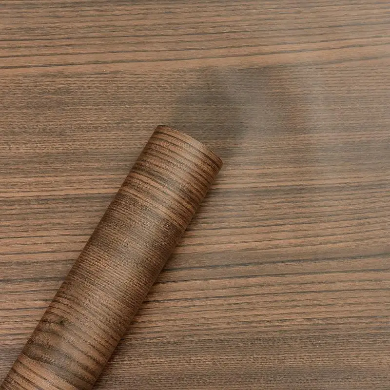 Long-Lasting PVC Wood Grain Texture Furniture Wall Decoration Self-Adhesive Vinyl Film Waterproof Effect Durable Plastic