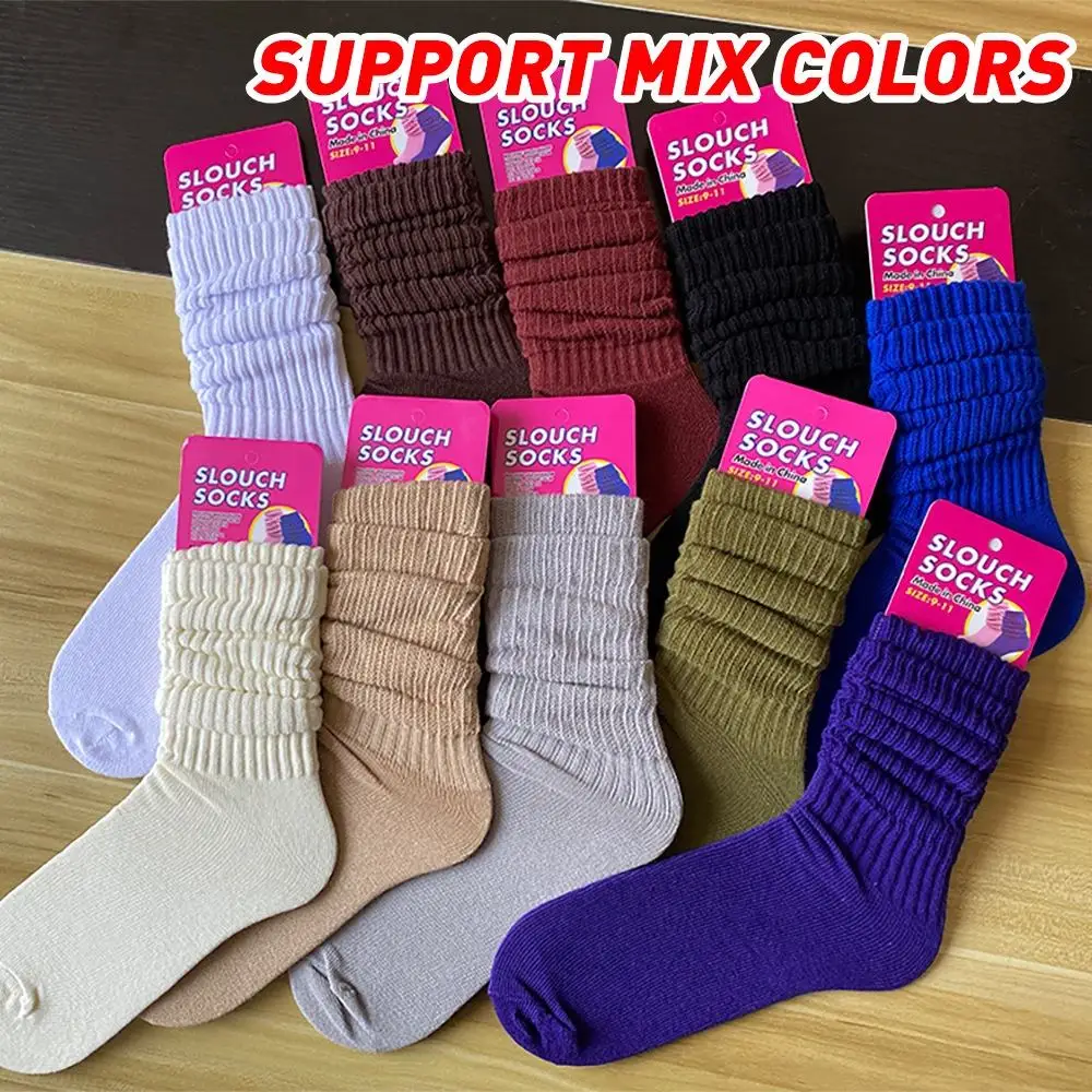 Fashion High Quality Custom Knit Breathable Colorful Cotton Elastic Comfortable Kid Socks For School