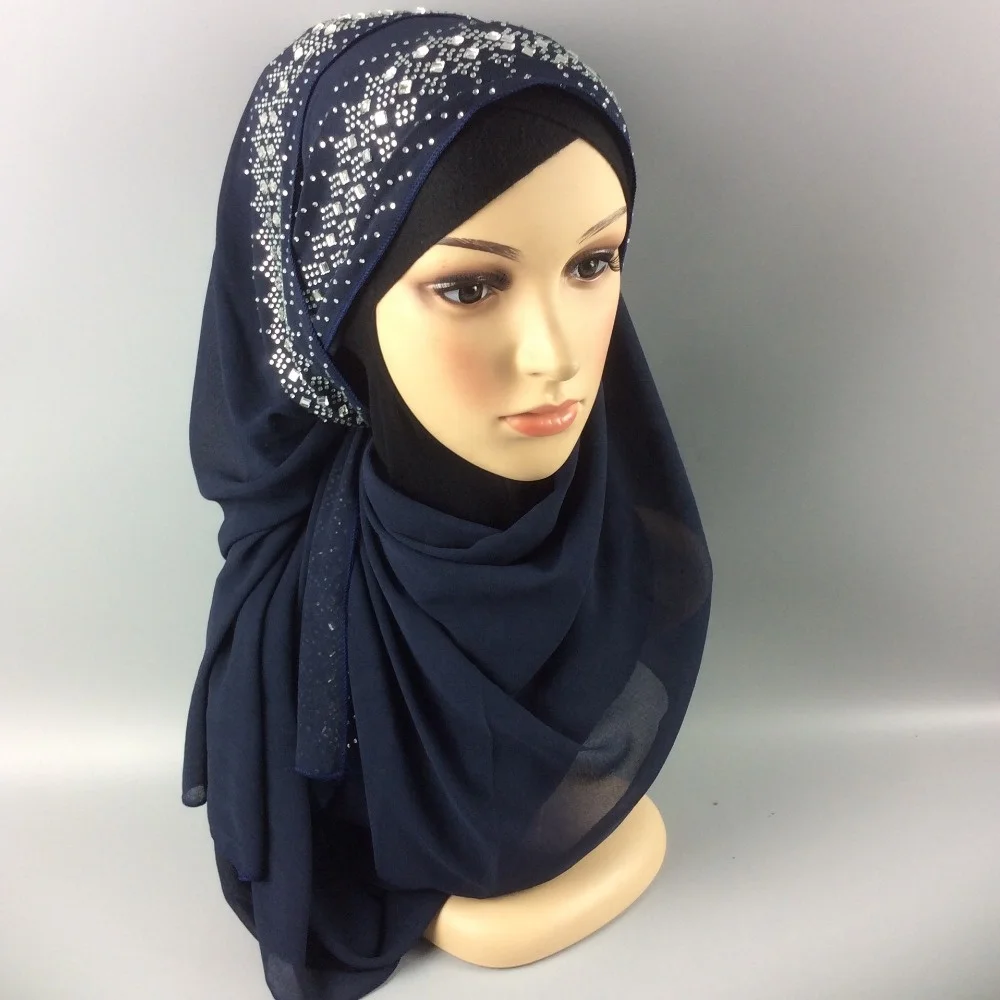 Beautiful designed comfortable breathable multicolor high quality women hijabs