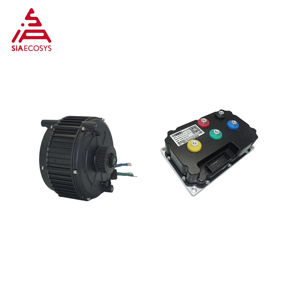 QSMOTOR 165 35H 5000W Mid Drive Motor Encoder with ND72360B/ND72490B Encoder Controller