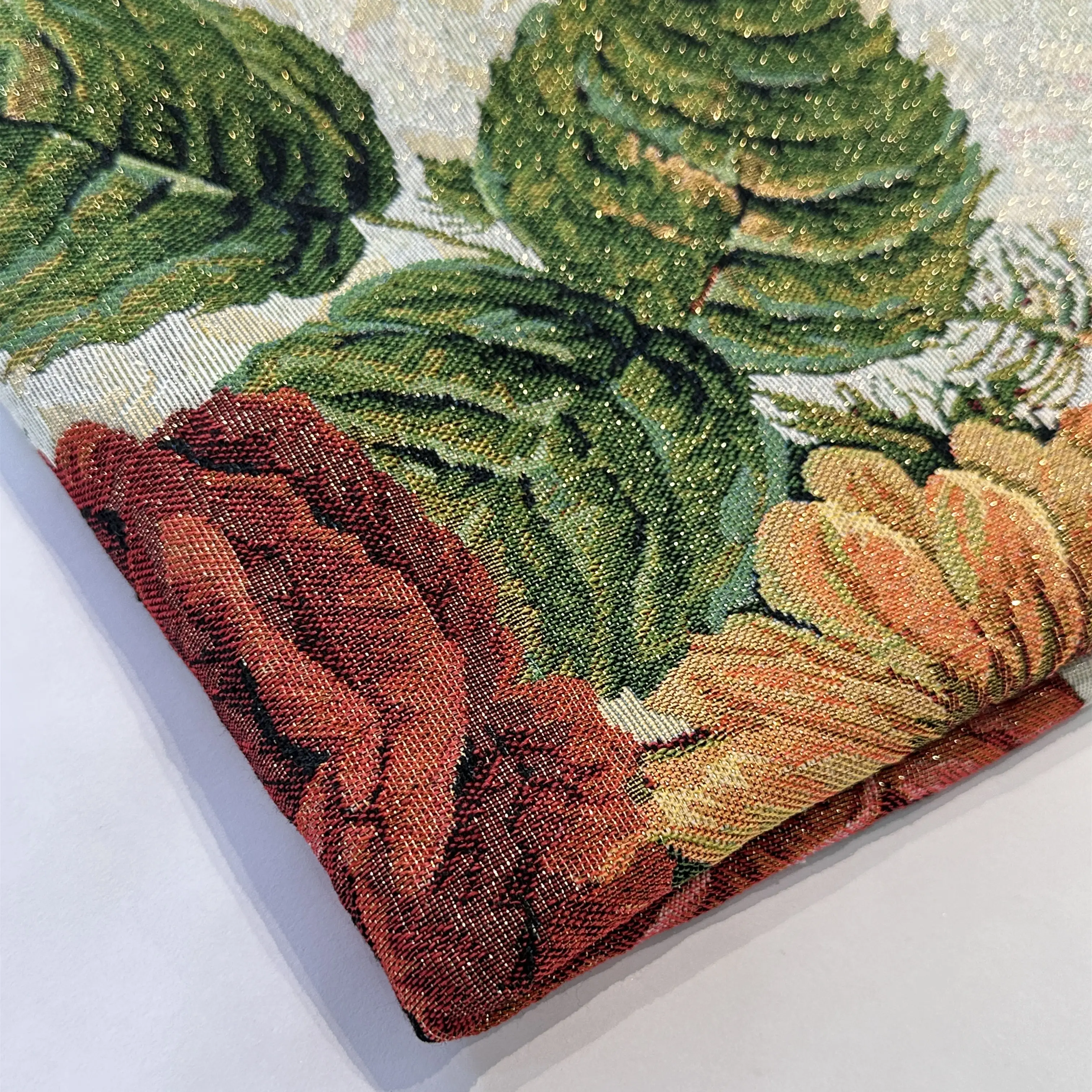 High Quality Jacquard Fabric Polyester Cotton Brocade Woven Clothing Garden Throw Pillow Shoe Upper Dress Upholstery Yarn Dye