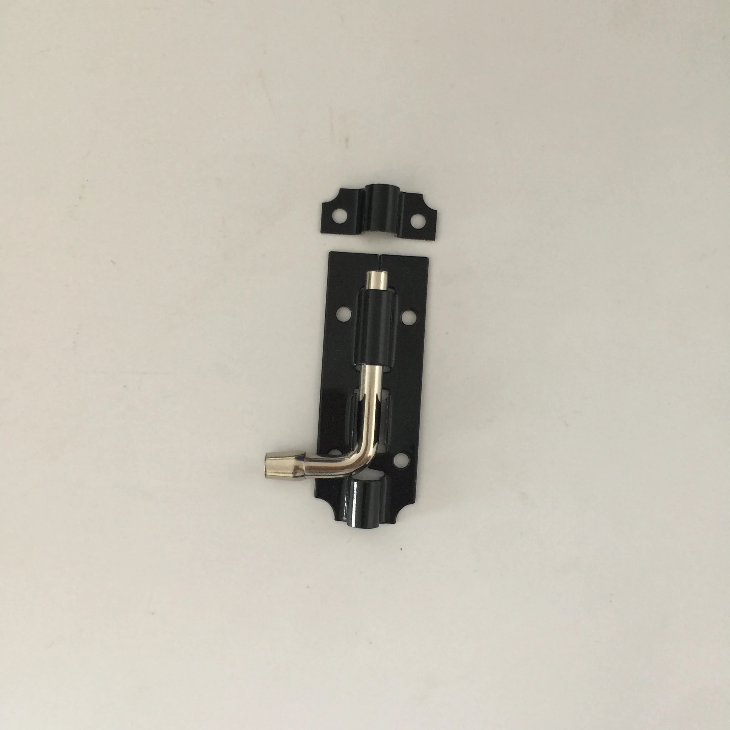 Black door latch slide bolt door foot bolt vertocal door bolt
