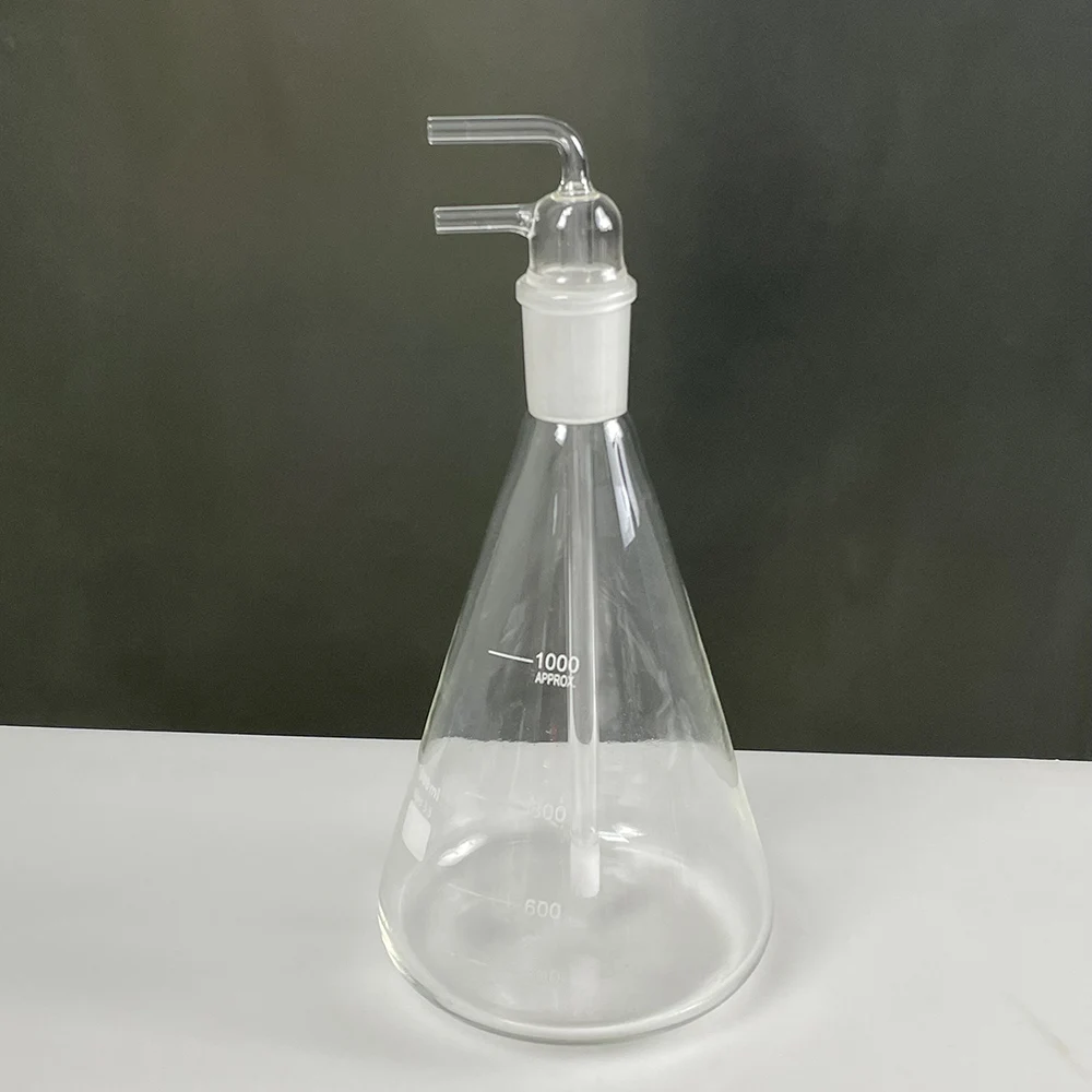 1000mL Ozone Flask Ozone Water & Oil Maker with Full Crystal Glass Bubbler for Ozone Therapy Machine