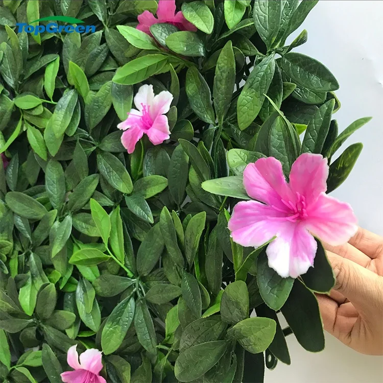 Anti UV Long Life Artificial Green Plant Wall Panel