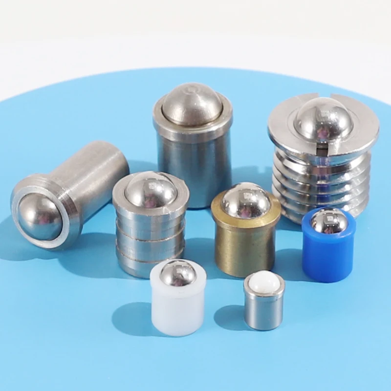Standard spring load Press-On Type stainless steel Retractable Press Fit Spring Plunger GN614 Ball