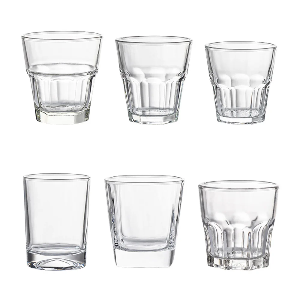 Wholesale Logo Custom Unbreakable Beer Glass Cup Short Gibraltar 4 oz Shot Glasses Whiskey Glass for Bar
