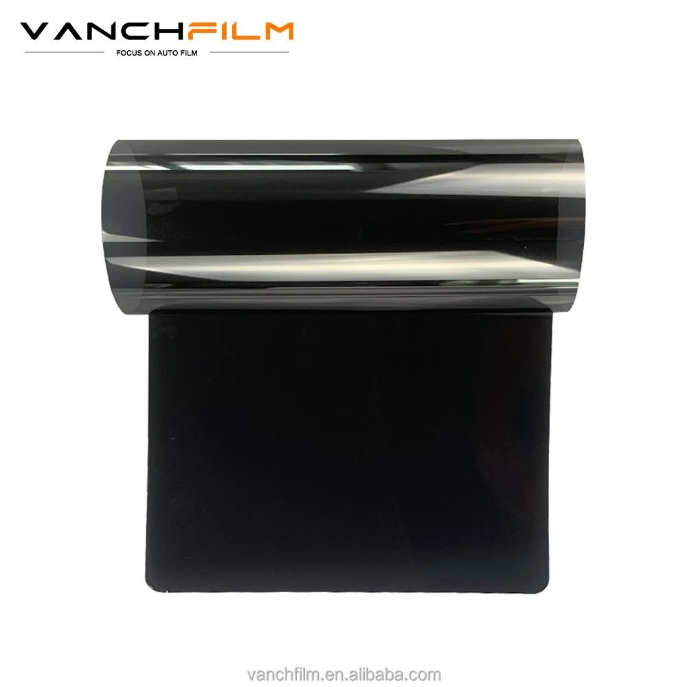 VANCHFILM Automotive Sun Control Film Reflects and Absorbs Solar Heat 2 ply Reflective Silver Film Solar Insulation Window Film