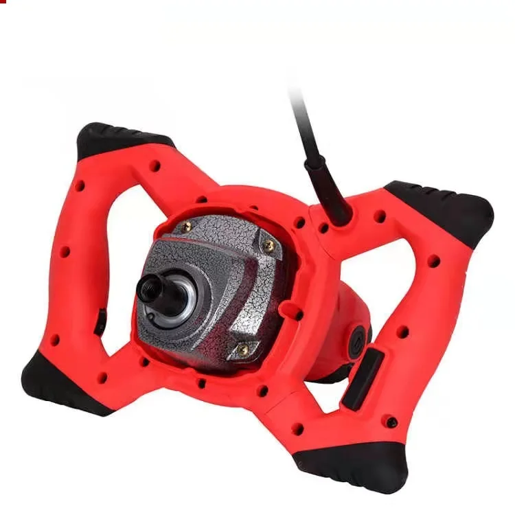 Electric Mixer Machine For Plaster Cement Adhesive Render Paint Drywall Mortar Mixer Tool With Single Paddle